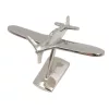 Machetă avion Giftdeco N-0896, aluminiu și metal, 17 x 14 x 11 cm, stil industrial, modern