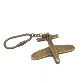 Breloc avion Giftdeco N-3480B, metal, 11 cm
