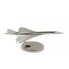 Machetă avion Giftdeco, aluminiu și metal, 31 x 12 x 13 cm, stil minimalist, modern