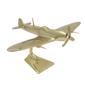 Machetă avion Giftdeco, aluminiu, 25 x 21 x 14 cm