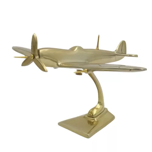 Machetă avion Giftdeco, aluminiu, 25 x 21 x 14 cm