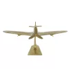 Machetă avion Giftdeco, aluminiu, 25 x 21 x 14 cm