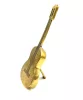 Miniatură chitara Giftdeco MUS-20, gift for guitarist, aluminiu și metal, 25 x 9,5 x 6,5 cm, stil clasic