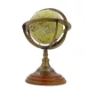 Glob decorativ Giftdeco NC2142, alamă, plastic și MDF, 17,5 x 17,5 x 28 cm