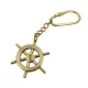 Timonă decorativa Giftdeco NC1525, metal, stil nautic