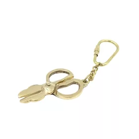 Breloc Giftdeco KRT7, alamă, 5 x 3,5 cm