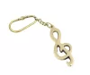 Miniatură vioara Giftdeco KRT13, Key Keyring, alamă, 6 x 2,5 cm
