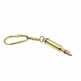 Breloc Giftdeco KRT18, alamă, 4,6 x 0,7 cm