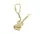 Breloc Giftdeco KRT21, alamă, lungime 10 cm