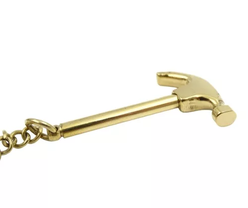Breloc Giftdeco KRT23, alamă, lungime 11 cm