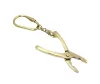Breloc Giftdeco KRT26, alamă, lungime 12 cm