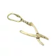 Breloc Giftdeco KRT26, alamă, lungime 12 cm