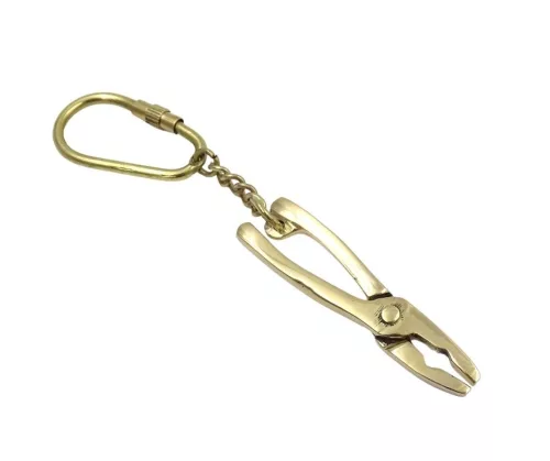 Breloc Giftdeco KRT26, alamă, lungime 12 cm