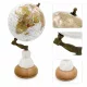 Glob decorativ Giftdeco GLB-108 Voyager, baza marmura si lemn, 32 cm