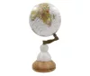 Glob decorativ Giftdeco GLB-108 Voyager, baza marmura si lemn, 32 cm