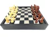 Set sah Giftdeco G334B, metal și lemn, înălțime 8 cm