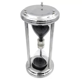   Clepsidră Giftdeco MX 3015, sticlă și metal, 14 x 33 cm, stil modern, clasic
