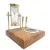 Set de birou Giftdeco NC2618OP – clepsidră, busolă și suporturi pixuri