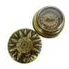 Busolă Hemisferium H40, alamă și sticlă, diametru 8,5 cm, stil vintage, nautic, renaștere