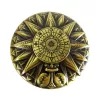 Busolă Hemisferium H40, alamă și sticlă, diametru 8,5 cm, stil vintage, nautic, renaștere