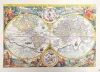 Harta decorativa Giftdeco M1594, 57,5 x 38,9 cm, stil vintage