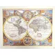 Harta decorativa Giftdeco M1651, 52 x 39,3 cm, stil retro, vintage