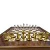 Set sah Italfama N137, metal și lemn, înălțime 7,5 cm, stil clasic