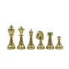 Set sah Italfama N137, metal și lemn, înălțime 7,5 cm, stil clasic