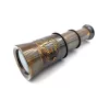 Lunetă Giftdeco NC1600, alamă și sticlă, lungime 11,5 cm, stil retro, nautic