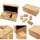 Obiect decorativ Giftdeco BR157, lemn de mango și alamă, 15 x 8 x 4,5 cm