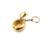 Breloc Giftdeco, alamă, lungime 10,5 cm, diametru 3 cm