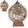 Astrolab decorativ Hemisferium H34, alamă și lemn, înălțime 24,5 cm, lățime 20 cm, stil modern, renaștere