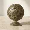 Glob decorativ Giftdeco, metal, înălțime 13 cm, diametru 9 cm
