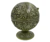 Glob decorativ Giftdeco, metal, înălțime 13 cm, diametru 9 cm