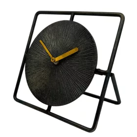 Ceas decorativ Giftdeco, metal, 20 x 4,5 x 20 cm