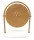 Ceas decorativ Giftdeco, metal, 37 x 32 x 15,5cm, stil glamour, modern, clasic