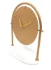 Ceas decorativ Giftdeco, metal, 37 x 32 x 15,5cm, stil glamour, modern, clasic