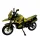 Machetă motocicletă Giftdeco HJ1, metal verde închis, 16 x 6 x 10 cm