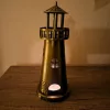 Figurină decorativa Giftdeco, alamă și metal, stil vintage, nautic, clasic