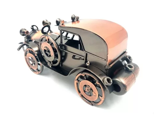 Obiect decorativ Giftdeco Q87, cupru și metal, stil retro, vintage, industrial