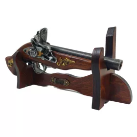   Obiect decorativ La Balestra, alamă, oțel, metal și lemn, lungime 30 cm, stil renaștere