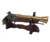 Obiect decorativ La Balestra, metal și lemn, lungime 38,5 cm