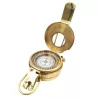 Busolă Giftdeco CA32/2.5, alamă și lemn, lungime 10 cm, diametru 6,5 cm