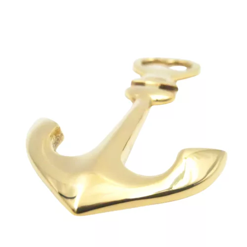 Desfăcător sticle Giftdeco, alamă, 13,6 x 6,8 cm, stil nautic