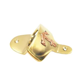   Desfăcător sticle Giftdeco, alamă, 3,5 x 2,5 cm, stil nautic