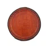 Busolă Giftdeco SUN023F, alamă și piele, diametru 7,5 cm, stil retro, vintage, colonial