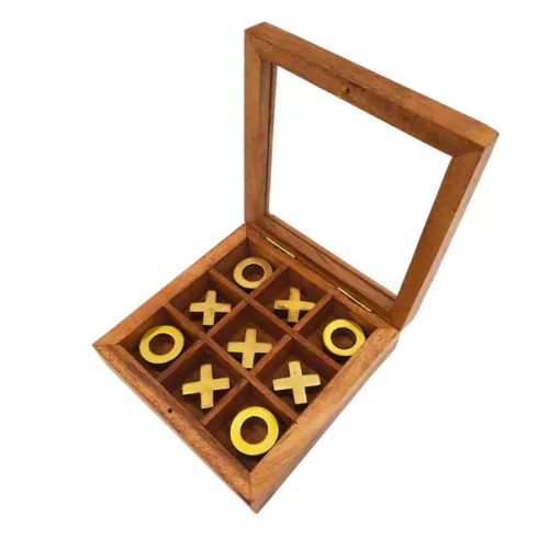 Obiect decorativ Giftdeco DNU-004, alamă, sticlă și lemn, 12,5 x 12,5 x 2,5cm, stil clasic