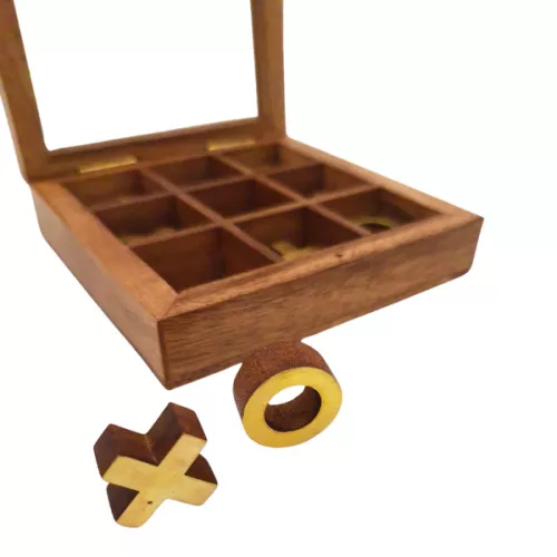 Obiect decorativ Giftdeco DNU-004, alamă, sticlă și lemn, 12,5 x 12,5 x 2,5cm, stil clasic