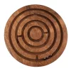 Obiect decorativ Giftdeco DNU-005, metal și lemn, diametru 12,5 cm, stil clasic