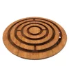 Obiect decorativ Giftdeco DNU-005, metal și lemn, diametru 12,5 cm, stil clasic